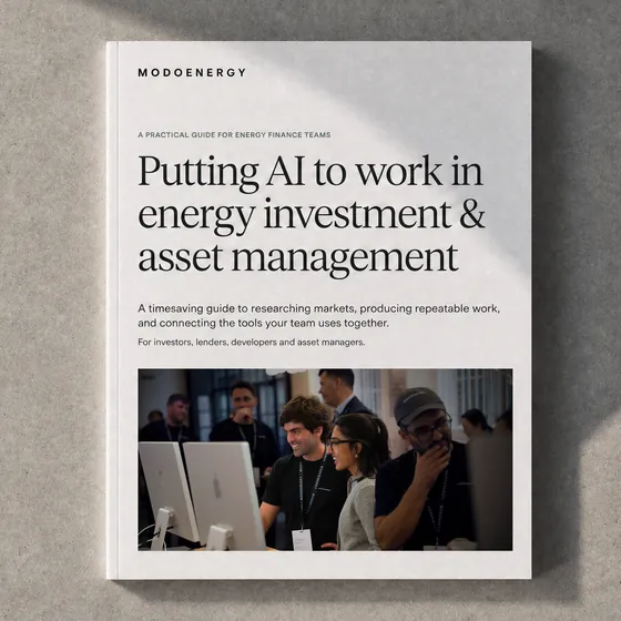 Cover of Modo Energy's AI adoption guide